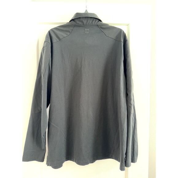5.11 Tactical Long Sleeve Performance Polo Men’s XL Black - Picture 7 of 10
